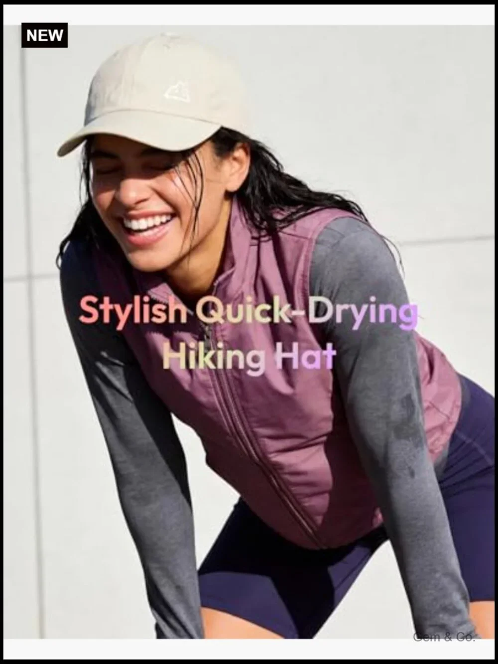 UPF 50+ Sun Protection Running Hat Lightweight Quick Dry Adjustable Baseball Cap